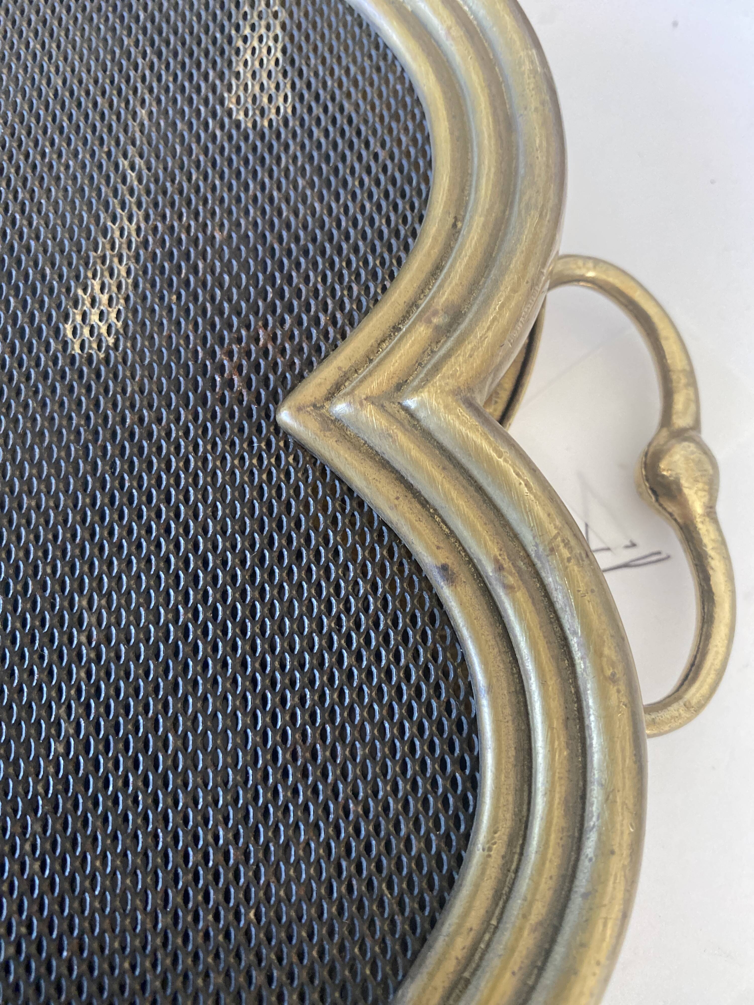 Small fireplace screen