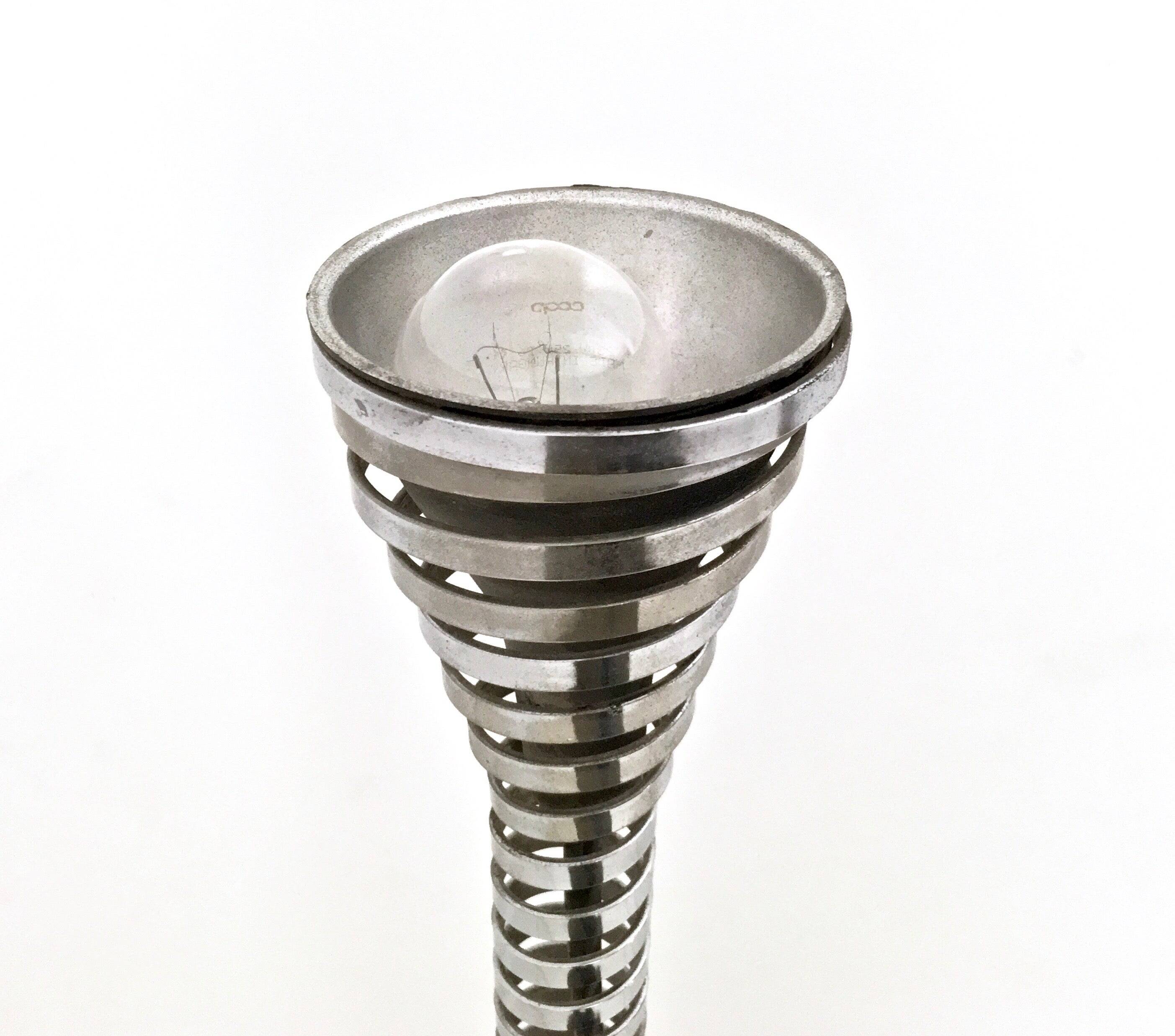Steel Floor Lamp by Eleonore Peduzzi Riva for Candle, Italy