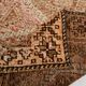 4x8 Brown Cream Geometric Vintage Rug, 112x241Cm