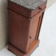 Louis Philippe period bedside or extra furniture in dark oak.