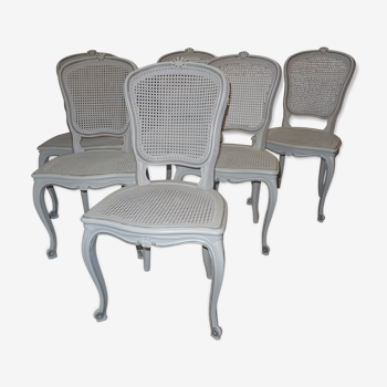 6 chaises Louis XV