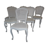 6 chairs Louis XV