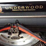 Old-typewriter Underwood portable