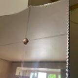 Mirror chiseled Art Deco 1950