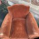 Paire de fauteuils club Art déco 1950