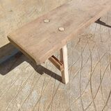 Small wooden bench