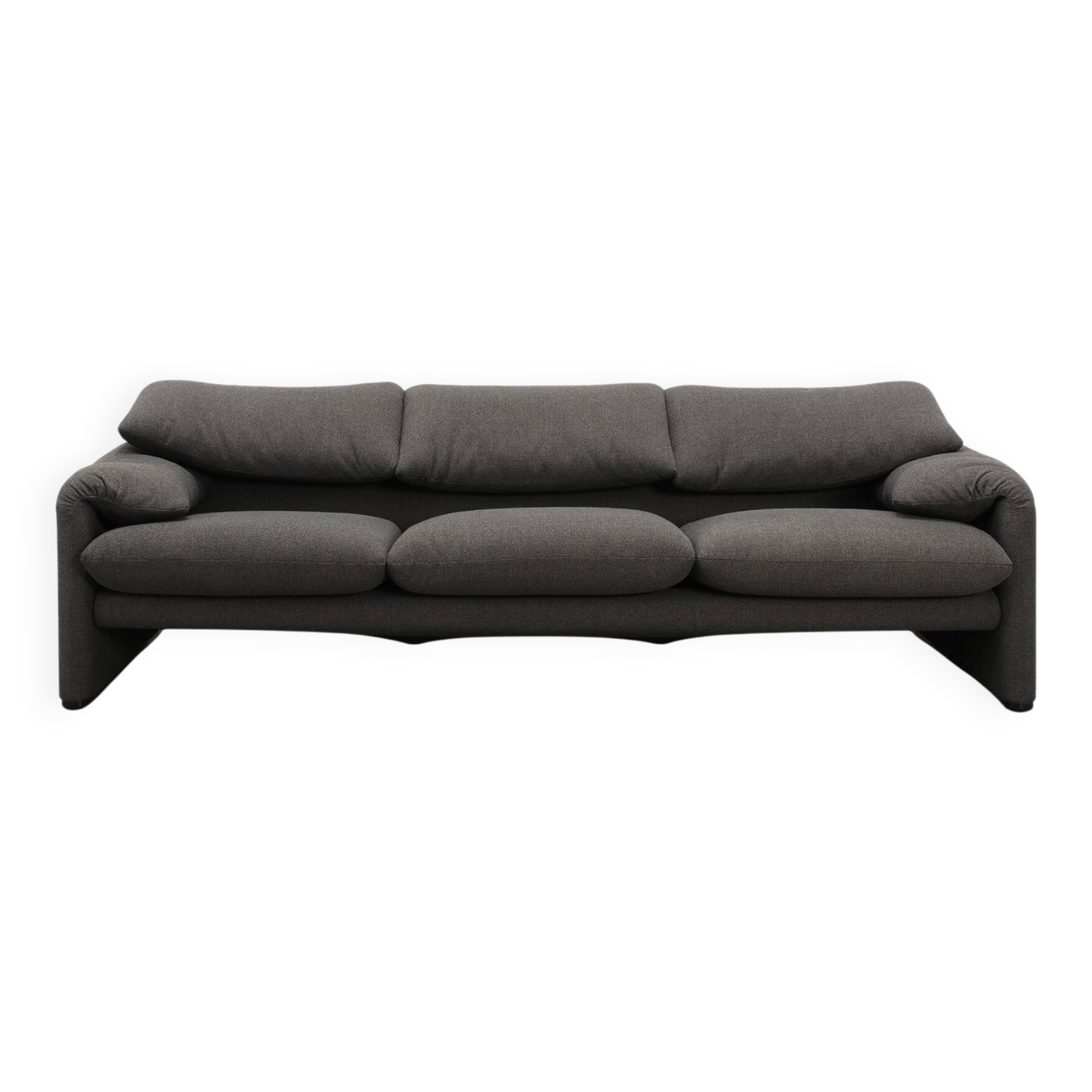 Cassina Three‑Seat Sofa by Vico Magistretti, Italy, 1990