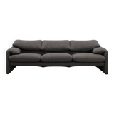 Cassina Three‑Seat Sofa by Vico Magistretti, Italy, 1990