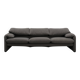 Canapé trois places Cassina par Vico Magistretti, Italie, 1990