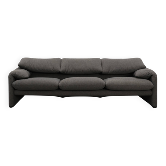 Cassina Three‑Seat Sofa by Vico Magistretti, Italy, 1990