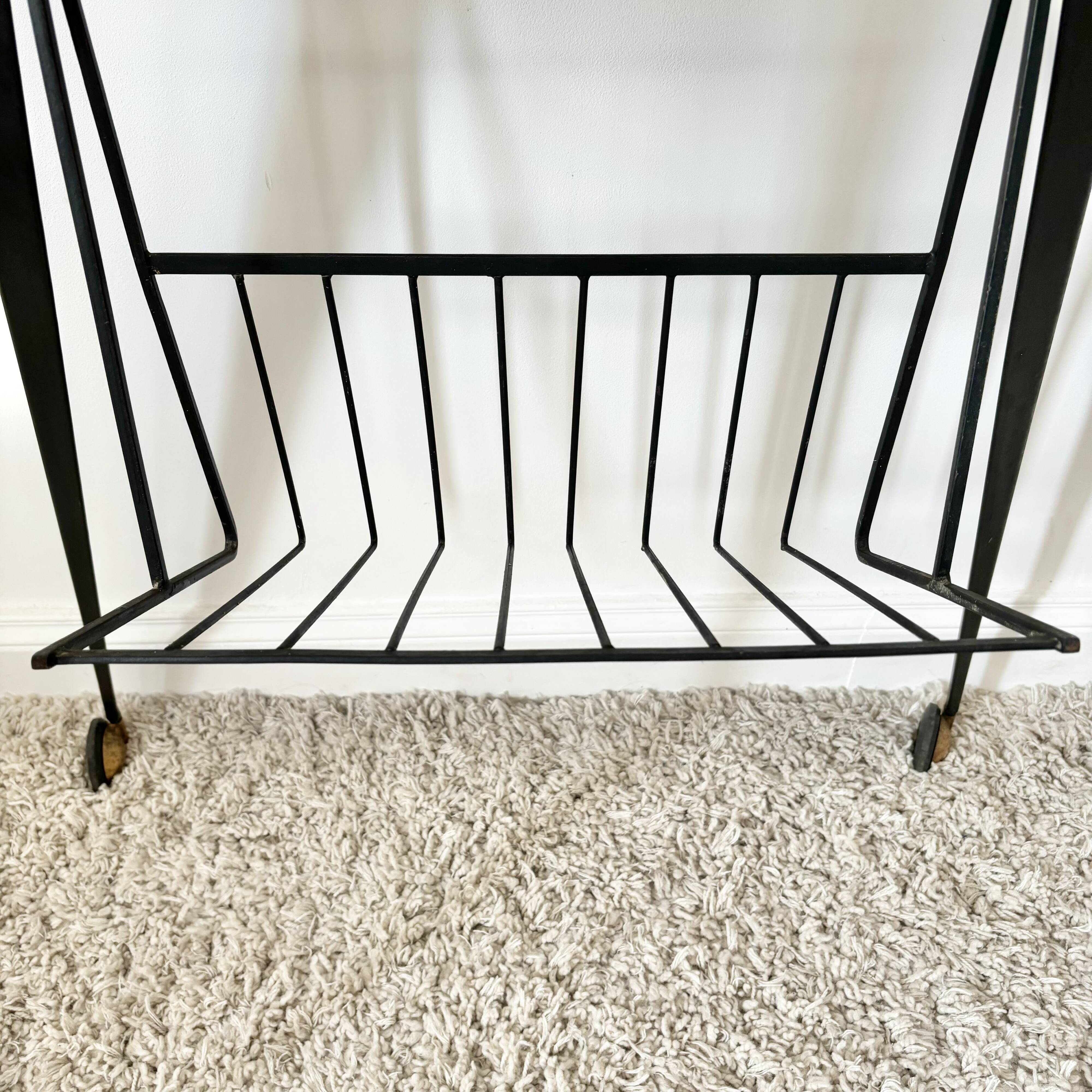 Vintage Console & Rolling Table