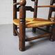 Paire de fauteuils en chêne, années 1940