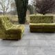 modular velvet sofa from the 70s