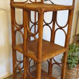 Rattan shelf