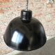 Vintage industrial german model EHS2/S pendant lamp, 1950s