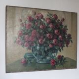 Still life painting signed