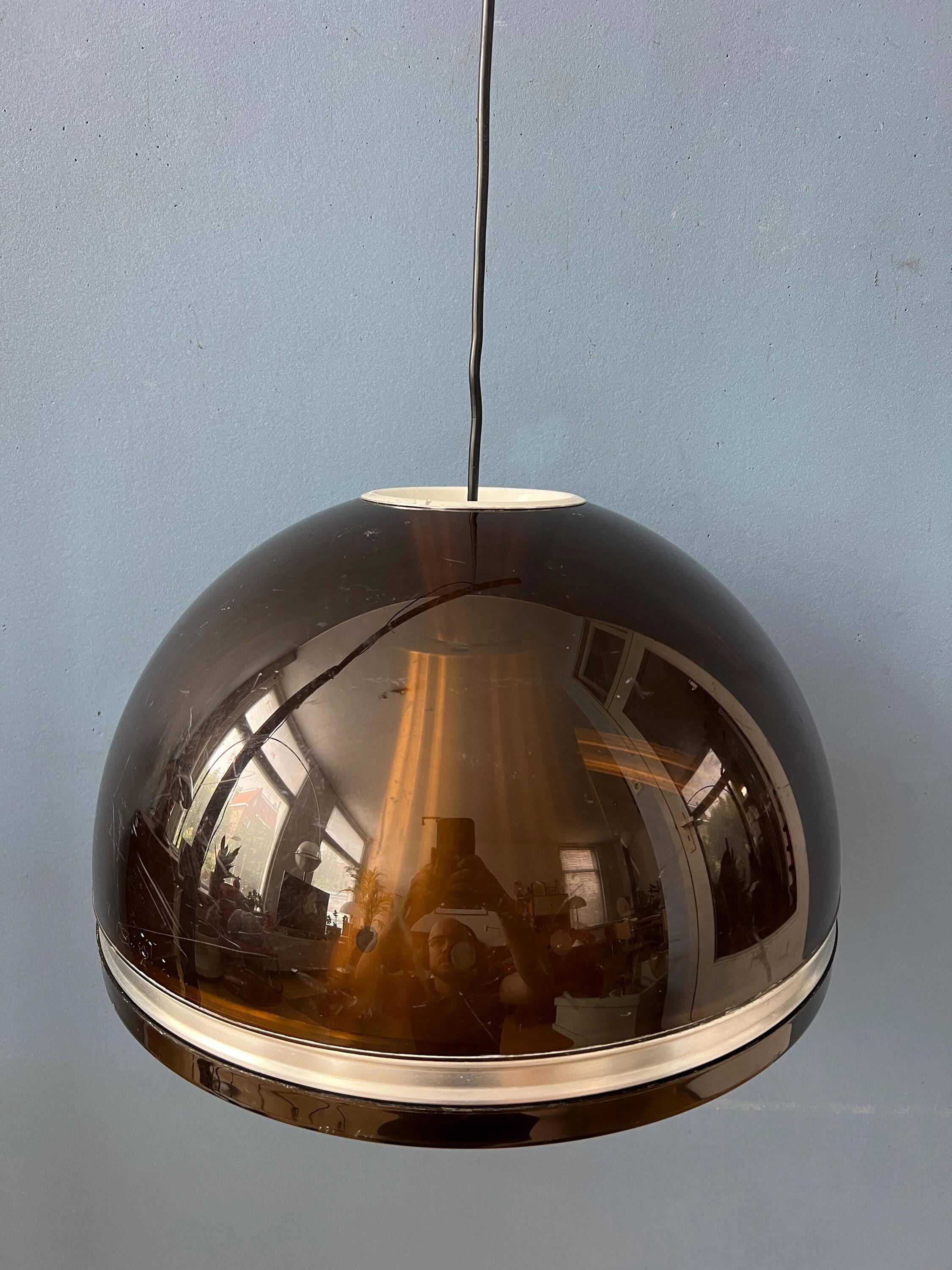 Grande suspension "Dome" Space Age "Flying Saucer" par Dijkstra