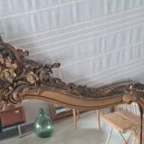 Antique gilded mirror 150 x 90 with moldings