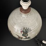 Vintage ceramic lamp Japan stoneware Mashiko