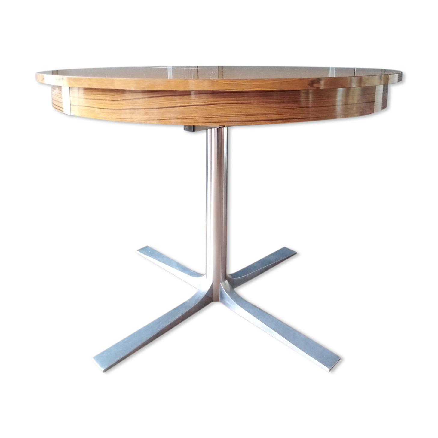 Vintage round table with extensions 1970