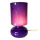 Vintage IKEA lamp, a purple glass lantern.