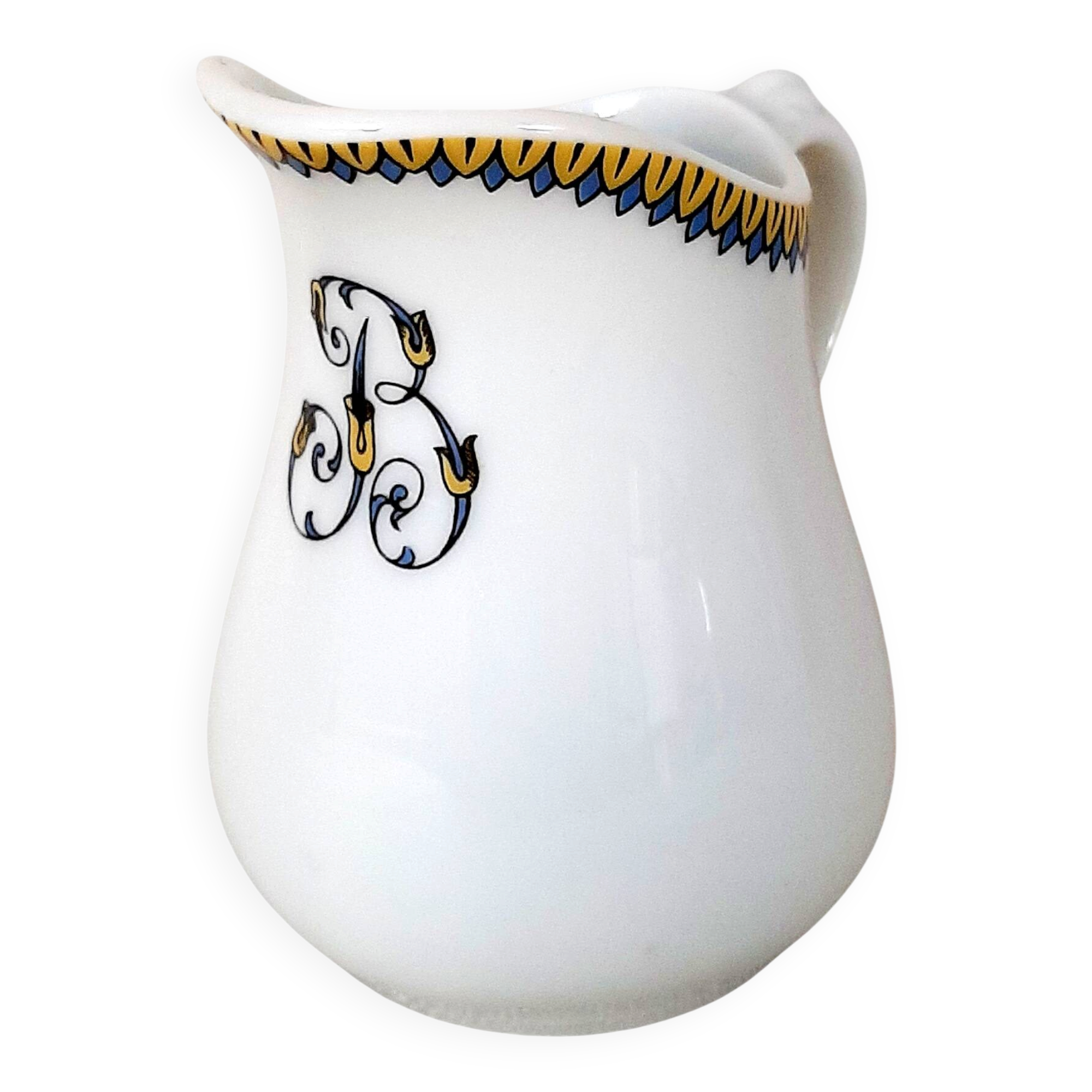 Haviland Limoges Monogrammed B Milk Jug