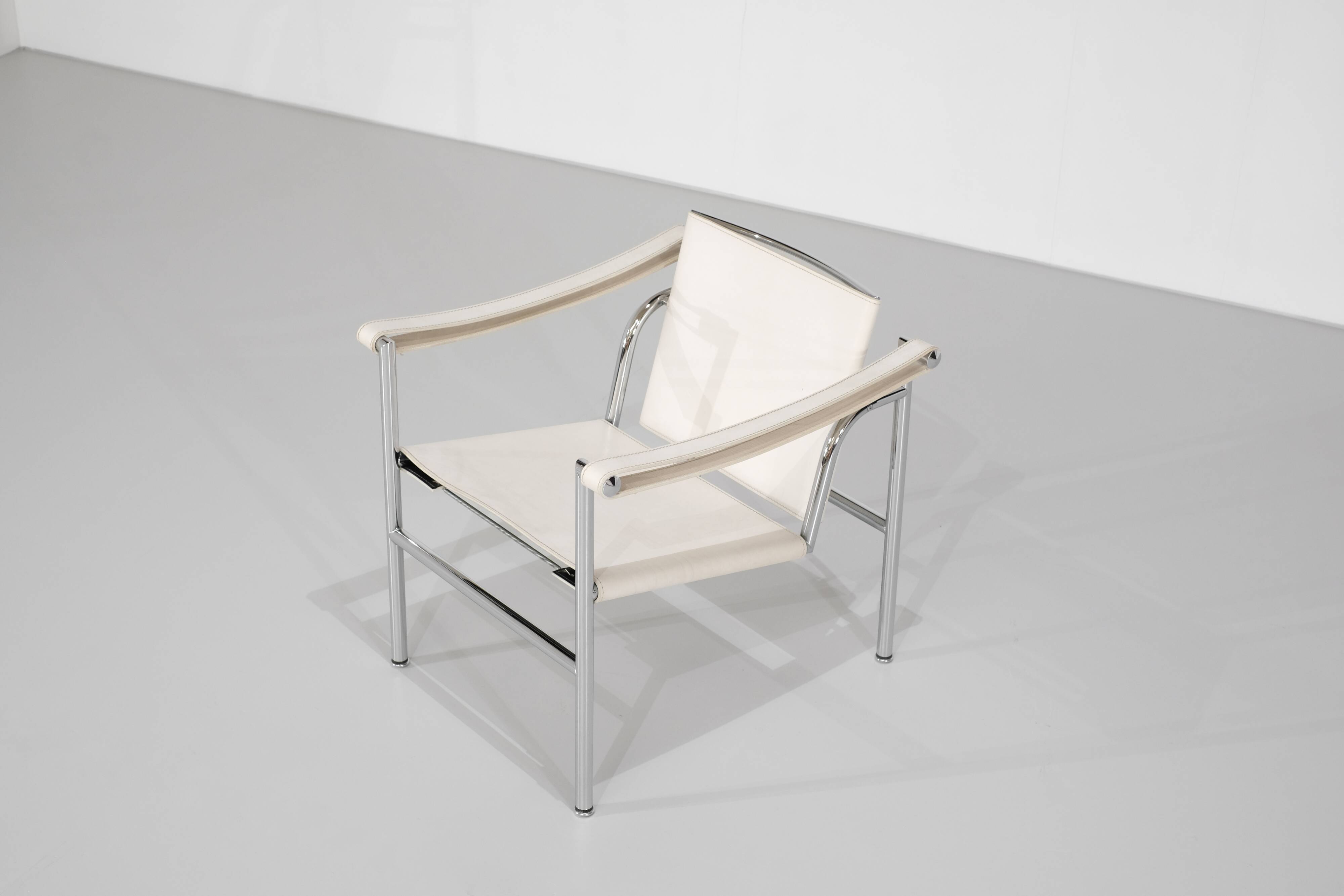 Fauteuil " LC1 " de Le Corbusier pour Cassina, Italie 1929.