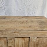 Natural Burmese teak sideboard