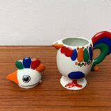 Vintage ceramic teapot or coffee pot chicken, 1970s.