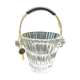 Vintage 60s cut glass ice bucket