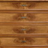 Cherry wood chest of drawers, Louis-Philippe style – 1900