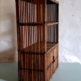 Rattan shelf