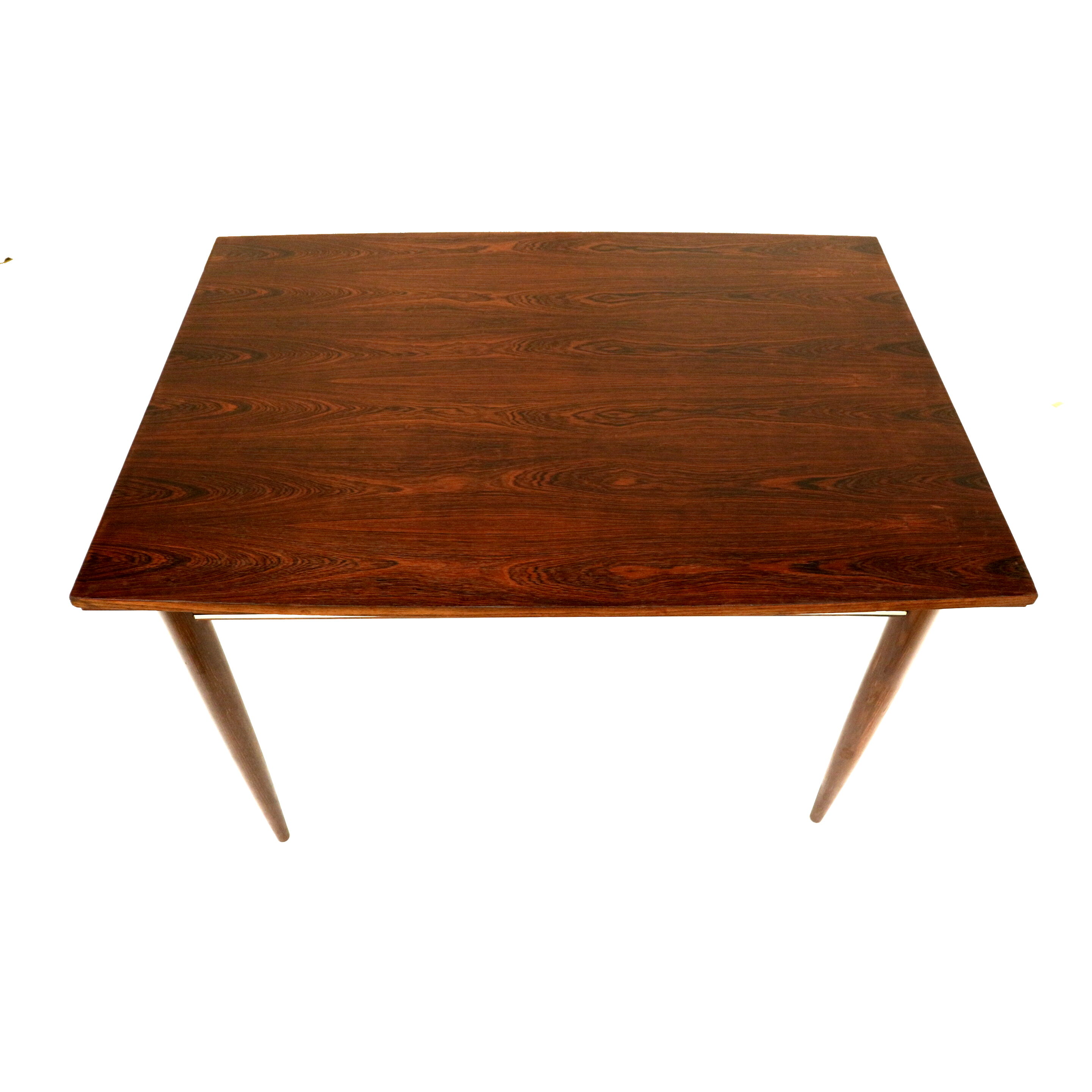 Extendable rosewood dining table made in the 1960s