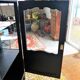 Armoire bois vitrine à 3 faces