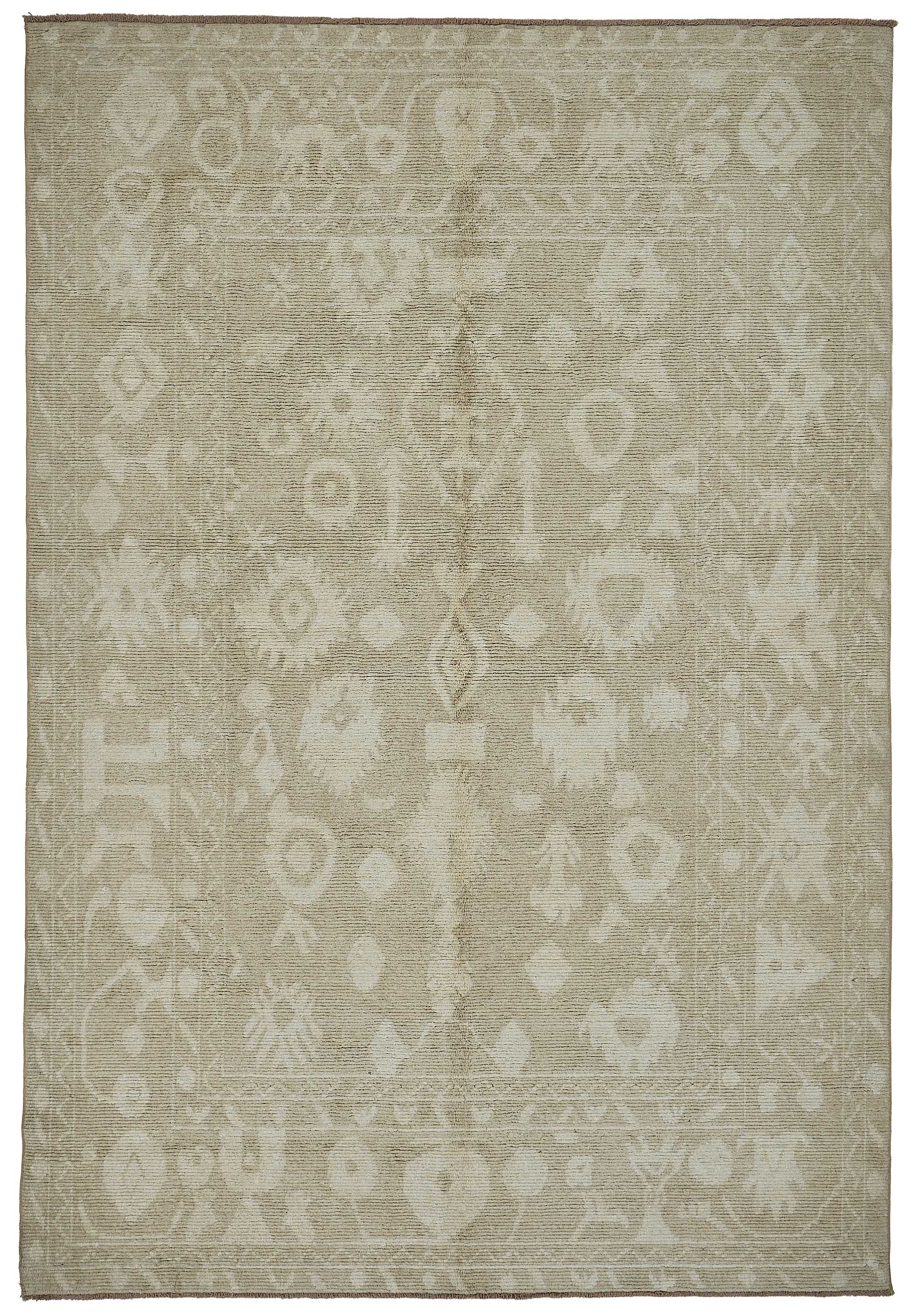 Turkish Handcrafted Loom Oushak Rug 203 cm x 297 cm