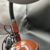 Articulated lamp from the 70s chrome and chocolate