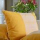 Yellow seomi cushion