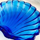 Silver-plated shell butter dish, 1950s