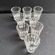 8 Liqueur Glasses – Blown and Cut Crystal