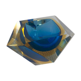 Murano Sommerso Glass Ashtray, 1960s