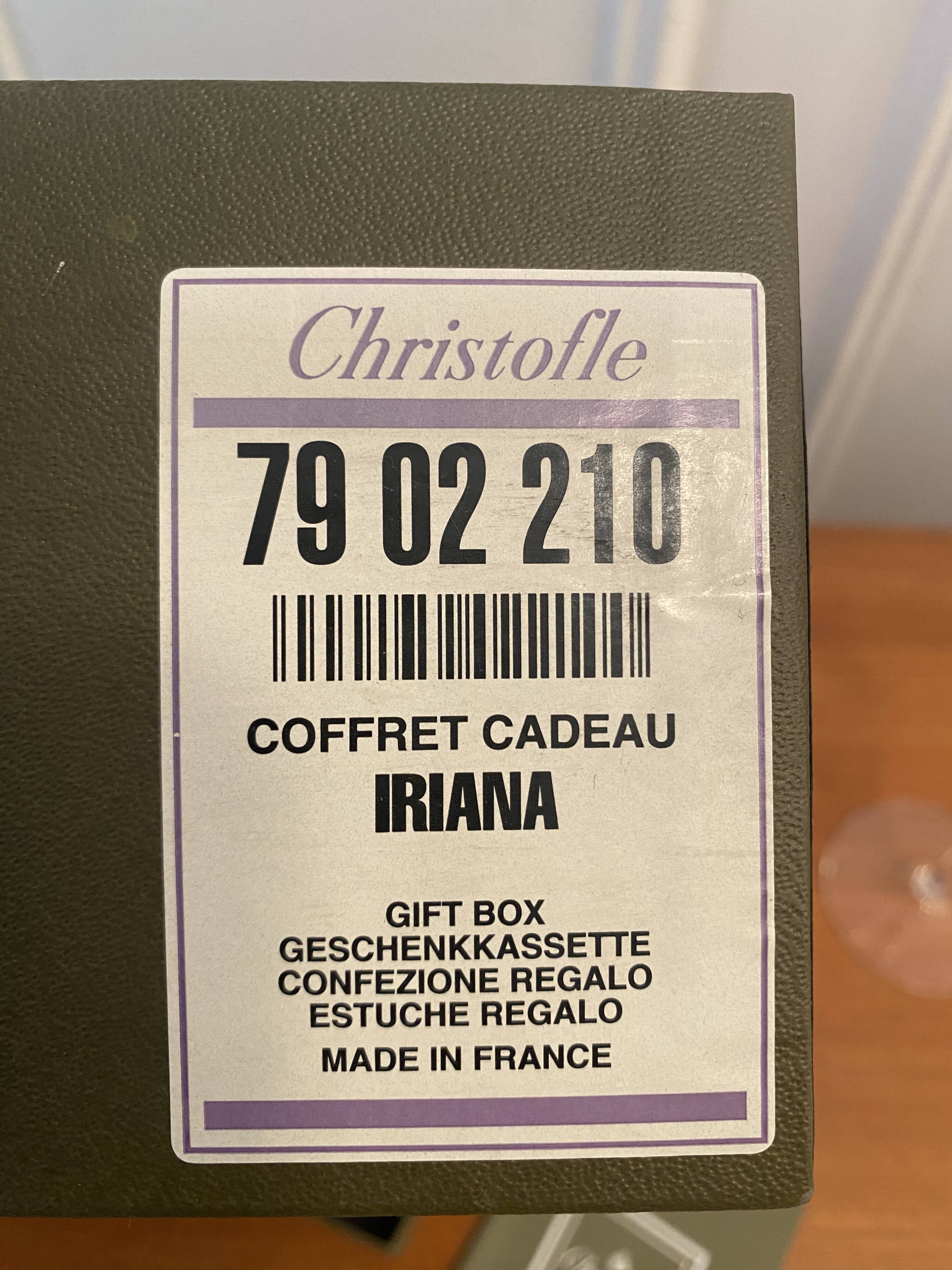 Champagne glass - Cristofle - IRIANA model