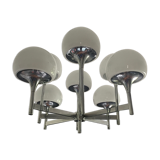 Chandelier 8 fires gaetano sciolari italy 70