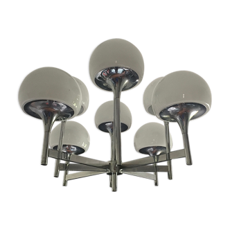 Chandelier 8 fires gaetano sciolari italy 70