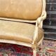 Louis XVI Period Laqué Wooden Bench Italian Work
