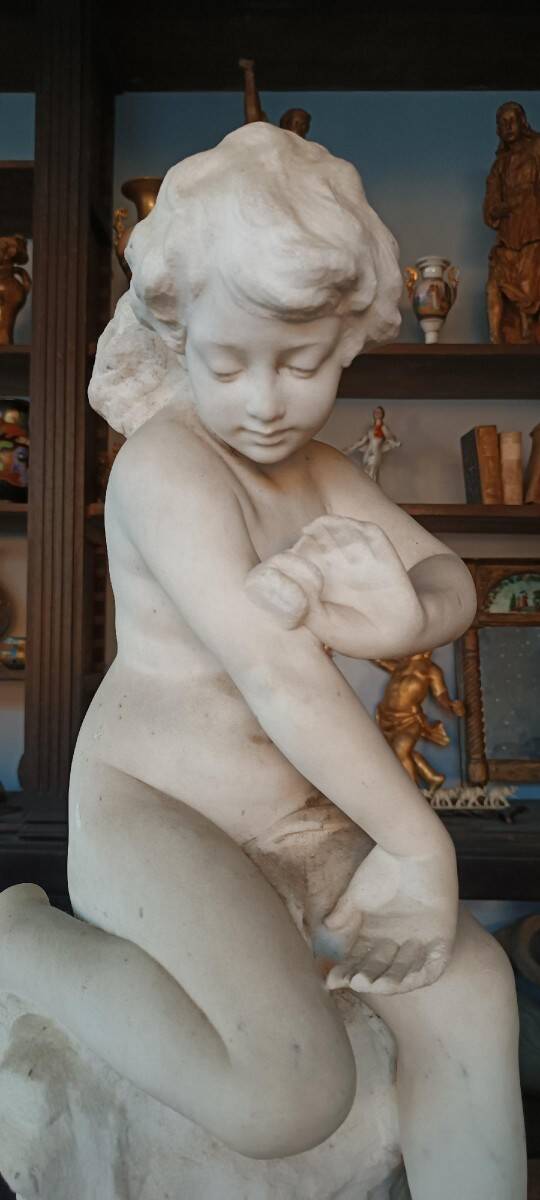Large 19th century marble sculpture