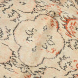 5x9 Madallion Pastel Vintage Rug, 263x160Cm