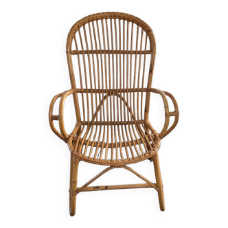 Rattan armchair