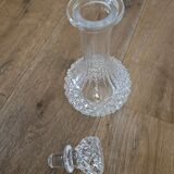 Molded glass carafe