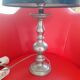 Old-lay-down lamp in tin