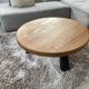 Oak Coffee table tree legs , 1970 Midcentury